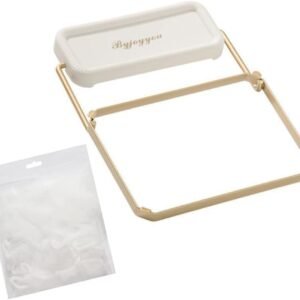 Kitchen Sink Drain Strainer Rag Rack. Collapsible Corner Food Strainer Basket Over The Sink with 50pcs Disposable Strainer Bags for Kitchen Sink Food Waste Vegetable Fruits