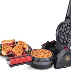 Presto 03512 Stuffler Stuffed Waffle Maker. Belgian. Large. Black