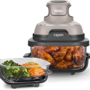 Ninja Crispi® 4-in-1 Portable Glass Air Fryer Cooking System, Mango Clouds
